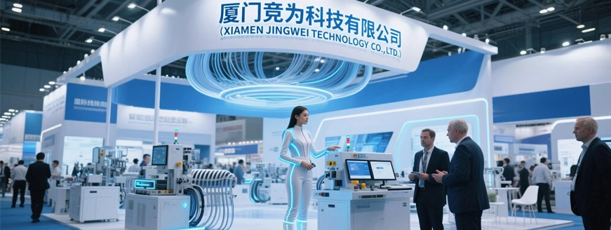 Pengilang Profesional Mesin Penanggalkan dan Pengapit Wayar Automatik JINGWEI