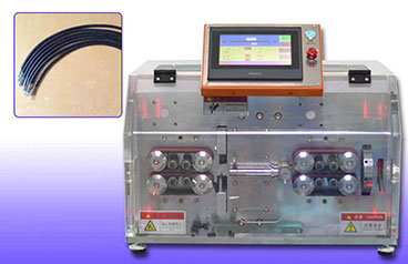 Cara operasi Mesin Penjalur Wayar Sarung Bulat Berbilang Teras