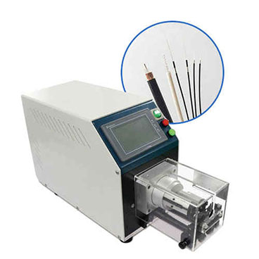 Cara operasi Semi-automatic Cable Coaxial Stripping Machine