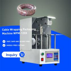 Semi-Auto Kabel Pembalutan Packer WPM-120X