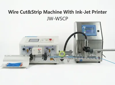 Mesin Potong & Kupas Kawat Dengan Pencetak Ink-Jet JW-WSCP