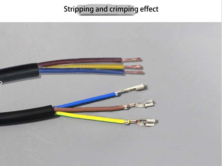 Mesin crimping pelucutan wayar, Mesin Crimping Terminal DC, Mesin Pelucutan Kabel Crimping Terminal AC