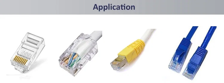 sampel Mesin Crimping Kabel Rj45 Lan, Mesin Terminal Akhbar Kepala Kristal, Mesin Crimping Terminal Wayar Telefon