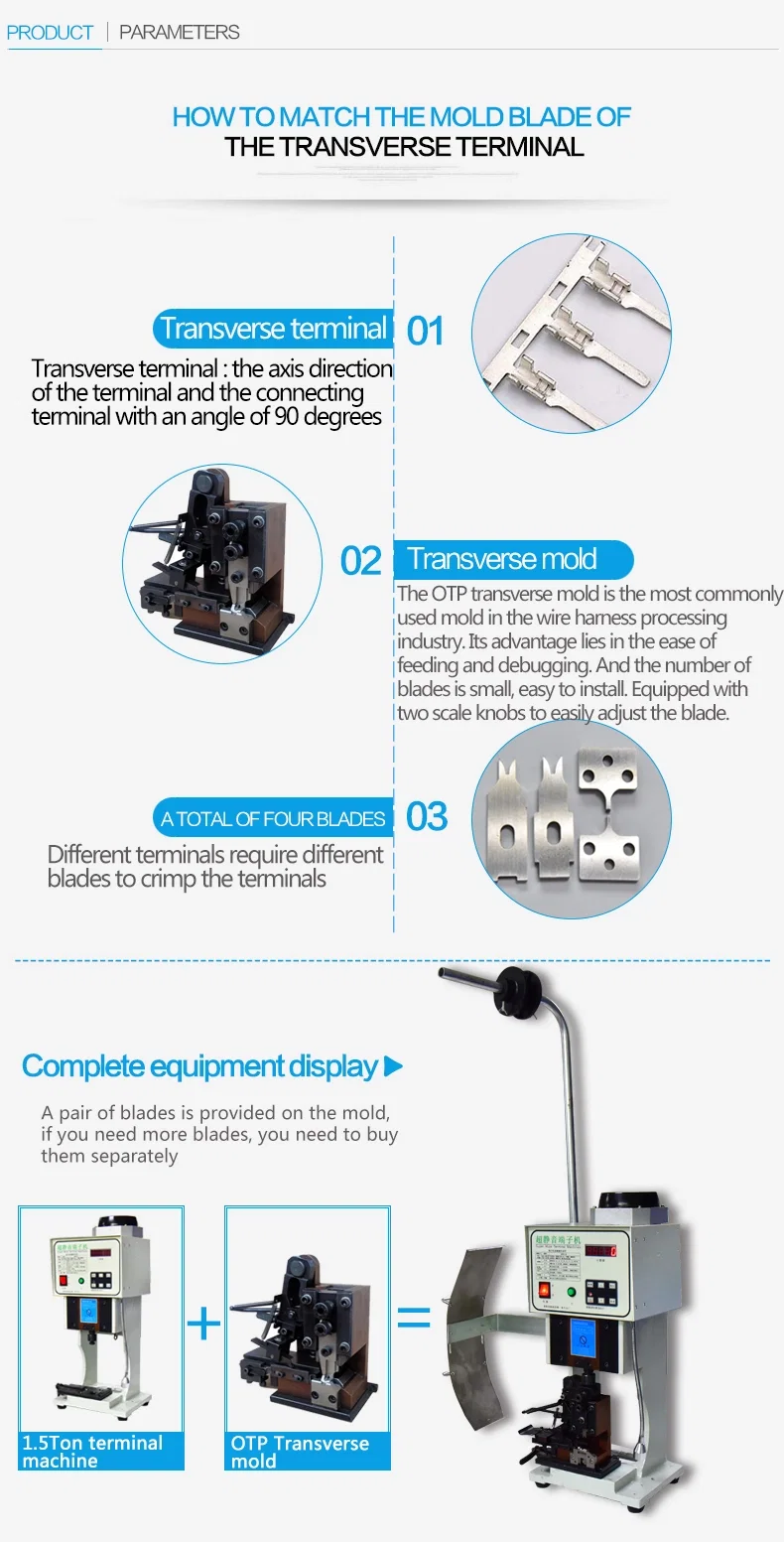 Pra-penebat Nylon Ring Type Terminal Crimping Applicator, Terminal Press Machine Terminal Crimping Applicator, Terminal Machine Applicator