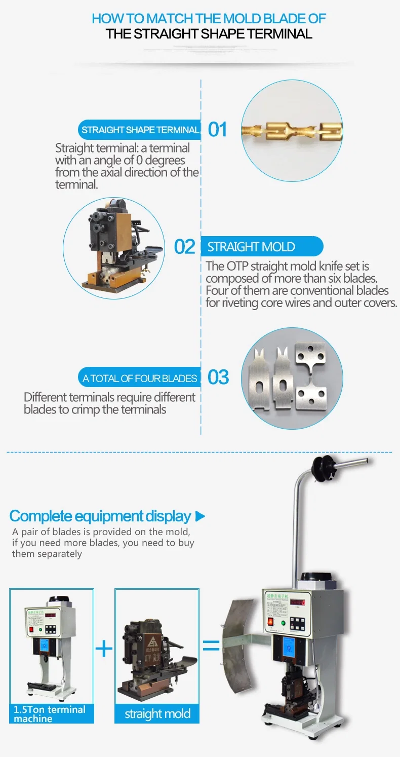 Pra-penebat Nylon Ring Type Terminal Crimping Applicator, Terminal Press Machine Terminal Crimping Applicator, Terminal Machine Applicator