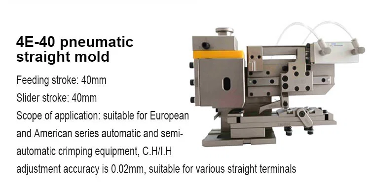  acuan lurus pneumatik, Aplikator Crimping Terminal Wire, Alat Akhbar Terminal, Aplikator Crimping Terminal