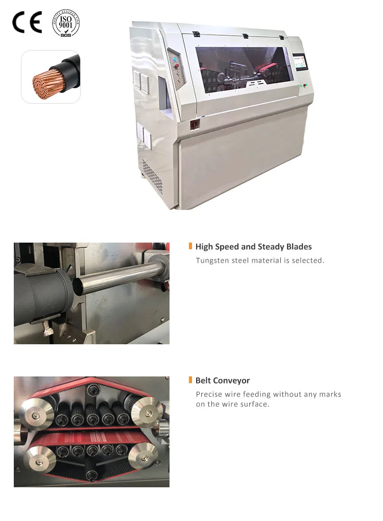 mesin Pelucutan dan Pemotong Kabel kabel, penari telanjang wayar, mesin pemotongan kabel dan jalur