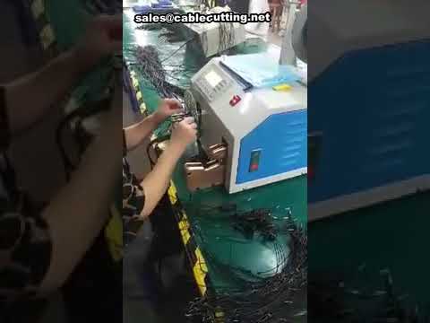 earphone cable winding and binding machine twist tie machine