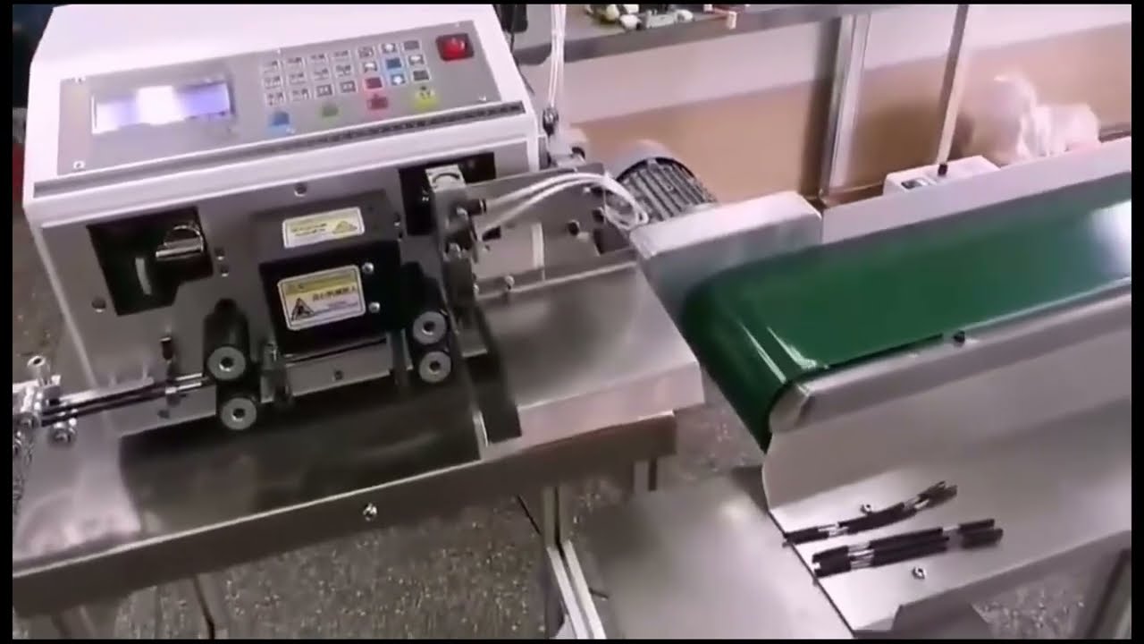 Automatic Wire Cutting Stripping Terminal Crimping Machine Wiring Conveyor Belt