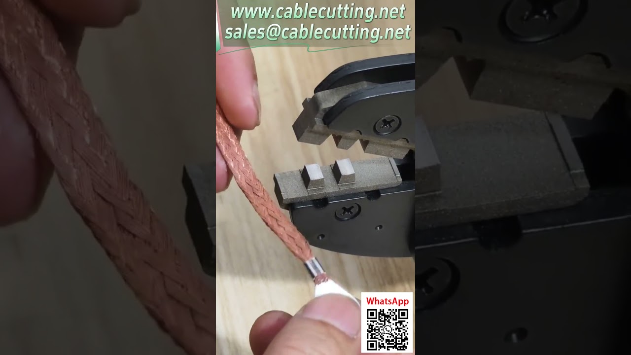 電動端子壓接機  0.25-16平方 線束加工用 可換模具 帶安全罩