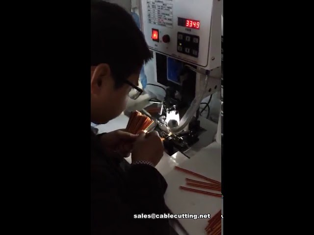 Mesin Pengelim Terminal Kabel Pita Automatik | Mesin Crimping Terminal