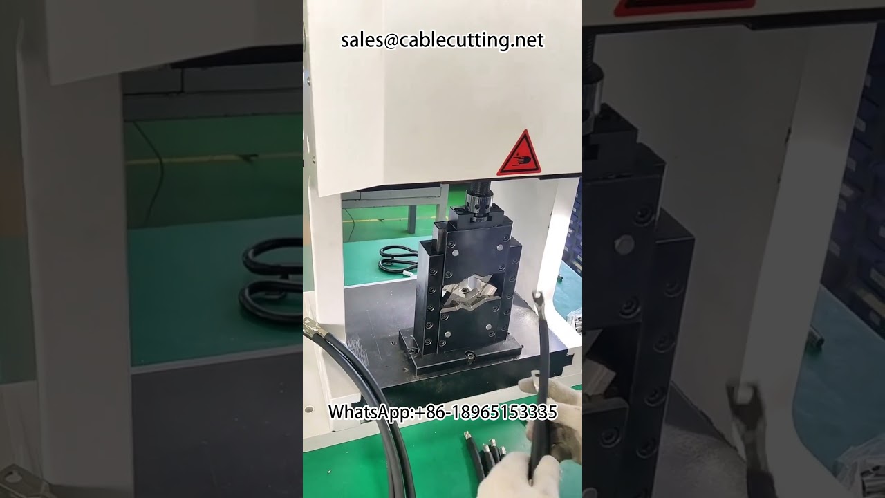 Live shot harness processing terminal crimping machine