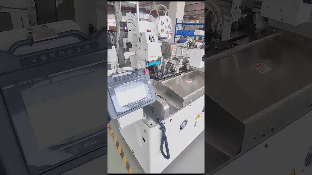 Tinning, Tube Insertion, and Crimping for PTC Electrode Sheet Wire Harness Manufacturing #machine