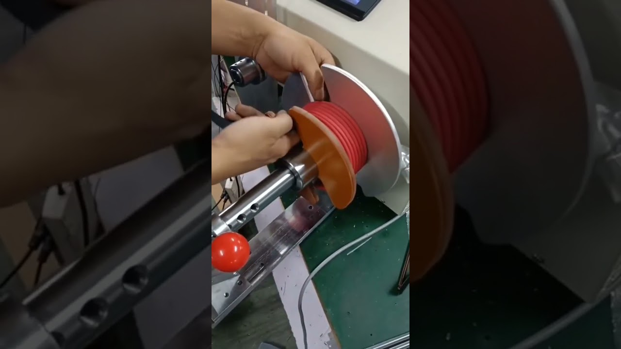 Wire & Electric Cable Traversing Winding Machine #factory #machine