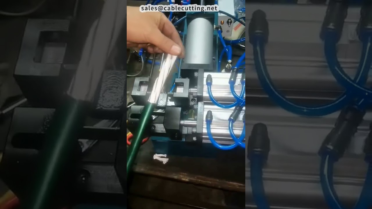 Mesin Penyarung Wayar Kuasa Tinggi Model 416 - Demo Wayar OD 20mm
