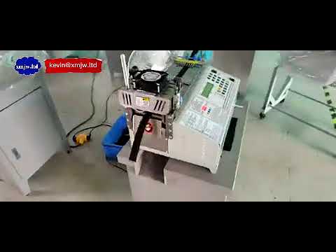 Mesin Pemotong Tali Poliester Automatik dengan Teknologi Pisau Panas & Sejuk