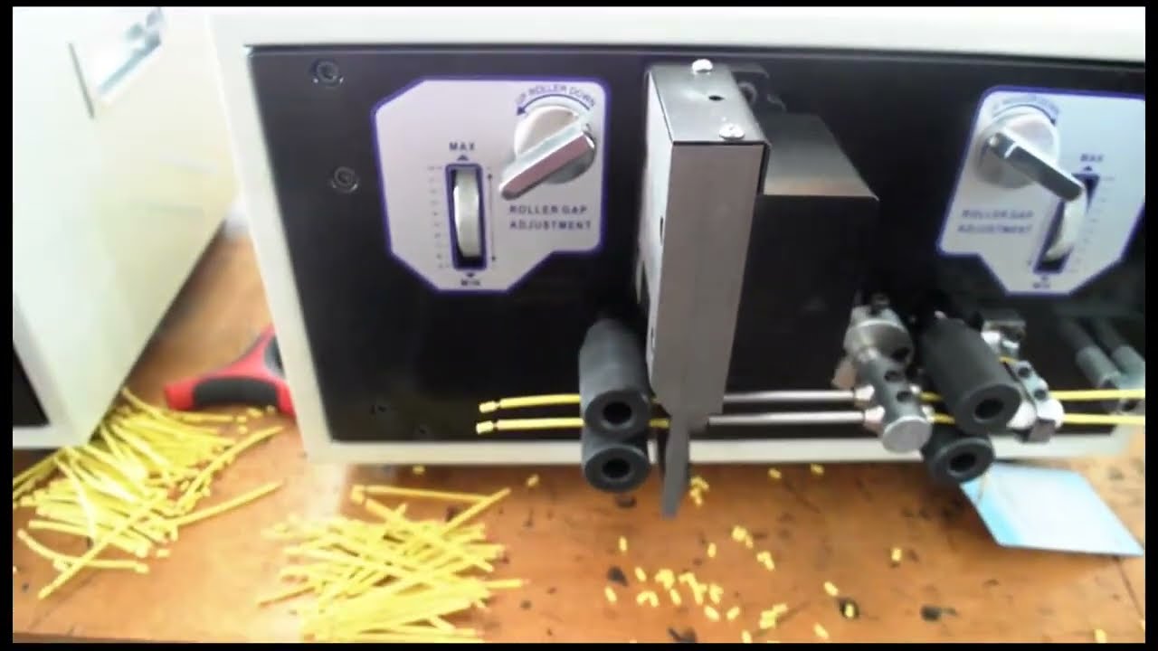 Double Cable Cut And Strip Machine