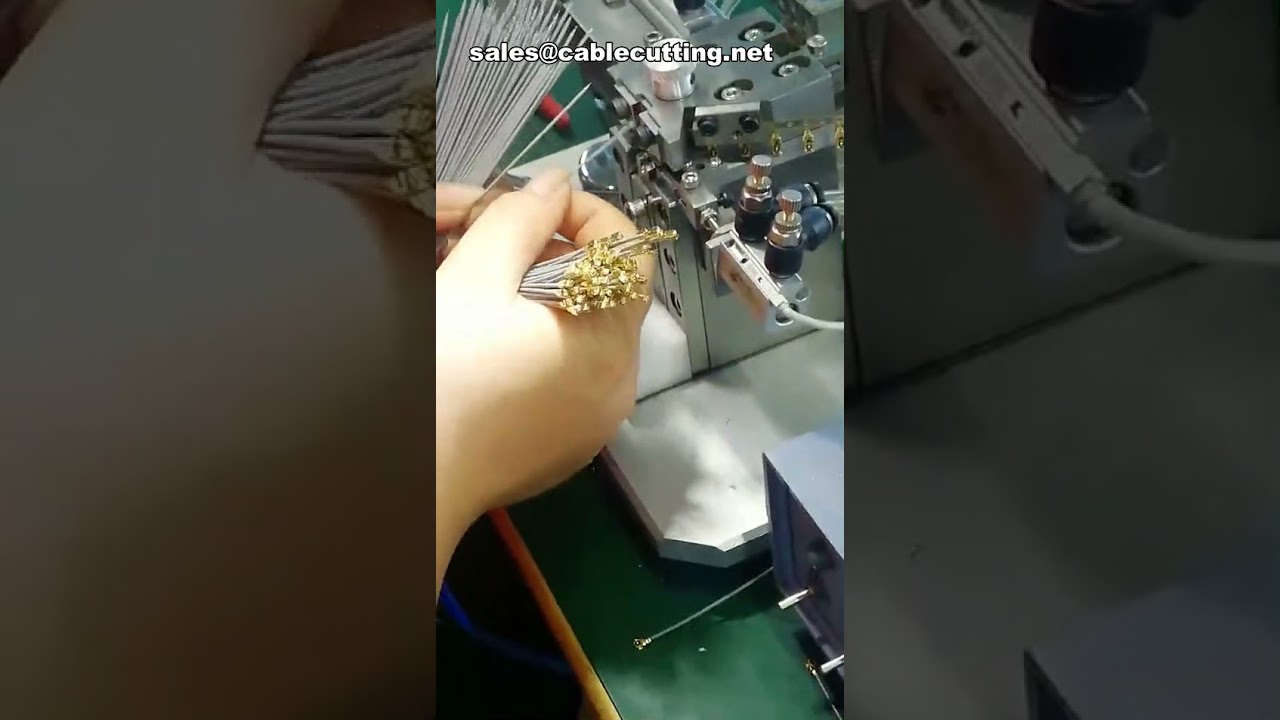 Ipex Automatic Coaxial Cable Terminal Crimping Machine, Terminal Crimping Machine,Coaxial Cable Crim