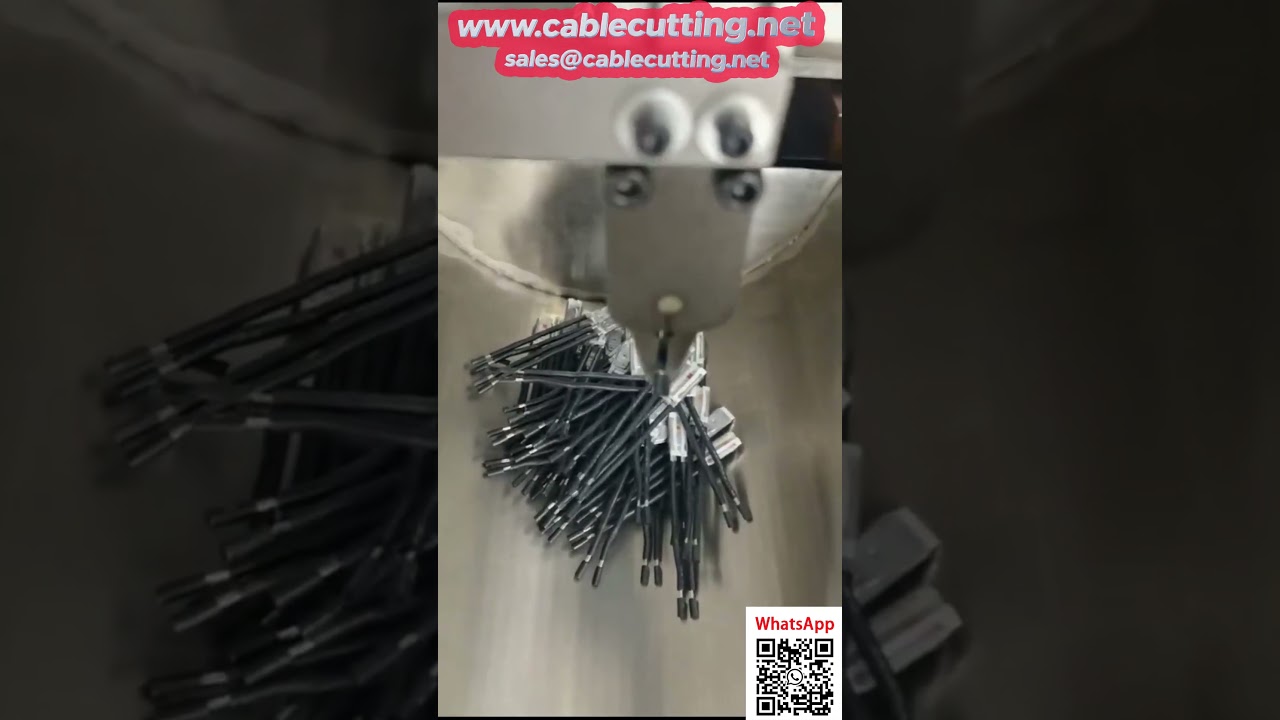 Máquina automática de crimpado para protector de doble hilo alimentación automática