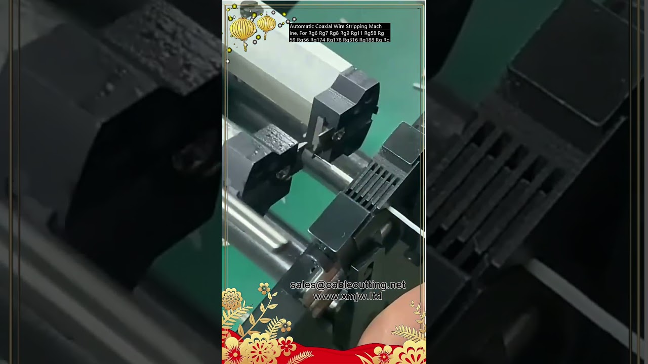 Automatic Coaxial Wire Stripping Machine, For Rg6 Rg7 Rg8 Rg9 Rg11 Rg58 Rg59 Rg56 Rg174 Rg178 Rg316