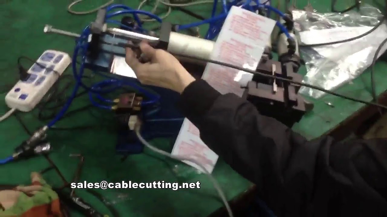 middle wire stripping machine