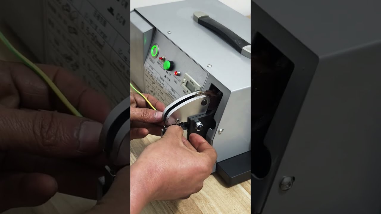 Powerful Electric Terminal Crimping Machine for Terminals Up to 70 sq mm #factory #machine
