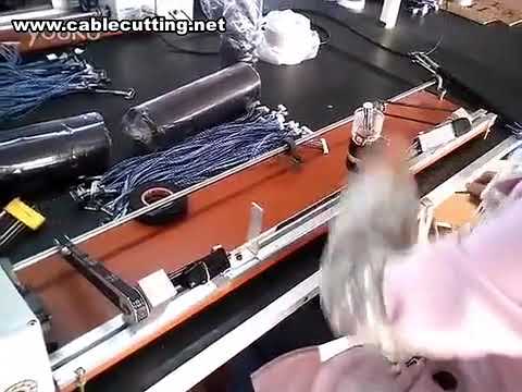 Mesin Penggulungan Wayar Harness & Kabel Terpintal Automatik dengan Pita Pelekat