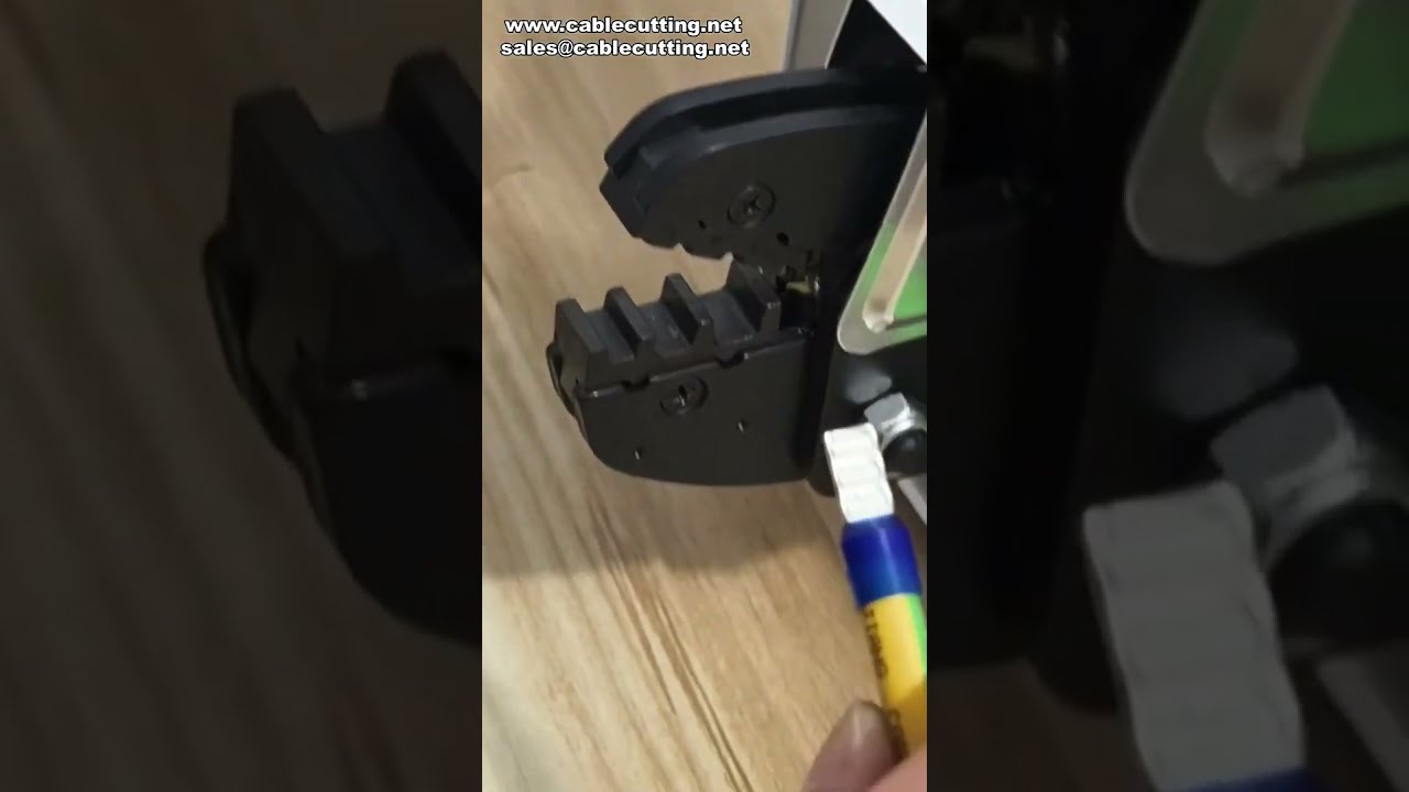 Mesin Crimping Elektrik untuk Terminal Tiub 25 mm² – Automasi Kilang