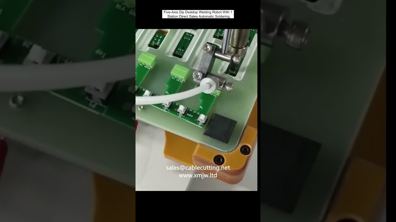 Five Axis Dip Desktop Welding Robot With 1 Station Direct Sales Automatic Soldering
