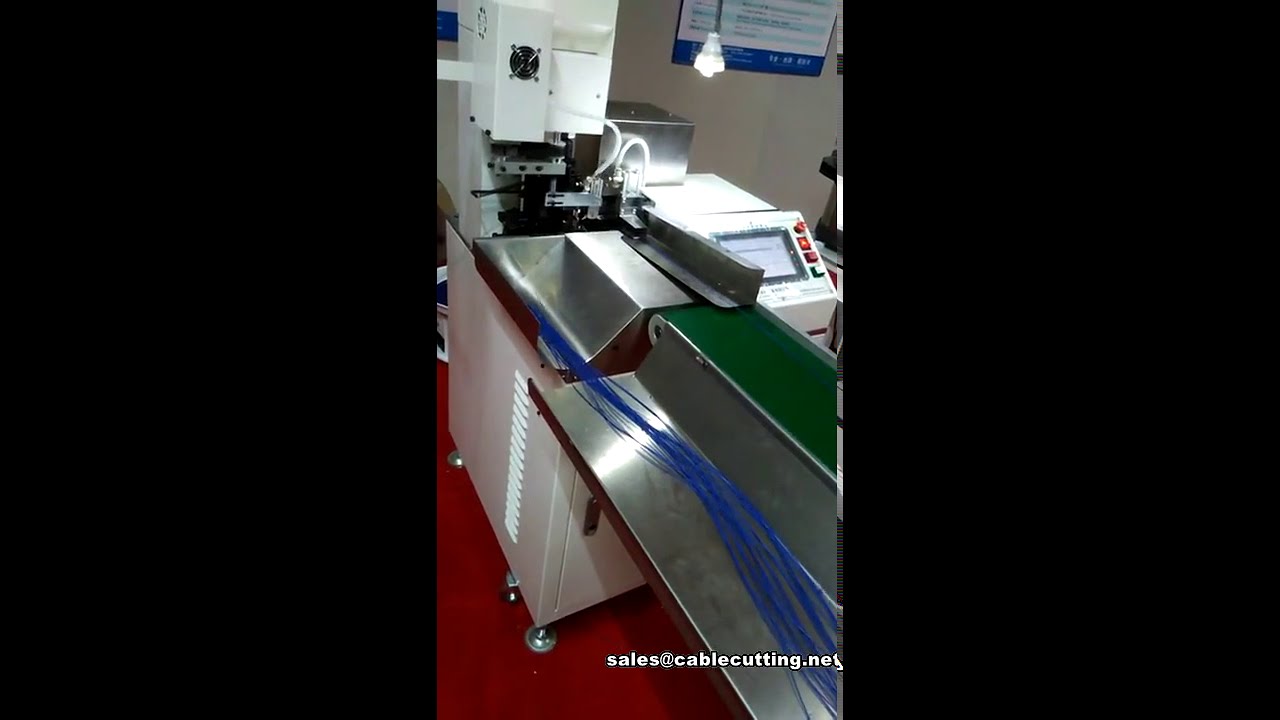 Mesin Pemotong, Kupas & Crimp Wayar Panjang Automatik - Efisien & Tepat