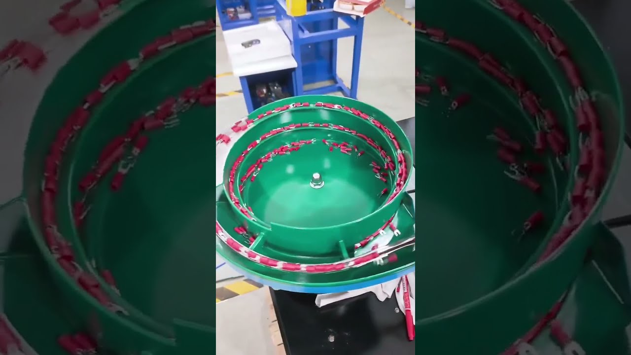 Vibrating Disc Loose Terminal Crimping Machine Machine Aging #machine #wirestrippingmachine #factory