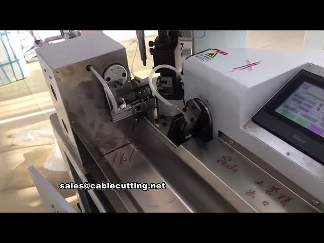 Fully Automatic Wire Stripping Twisting Crimping and Soldering