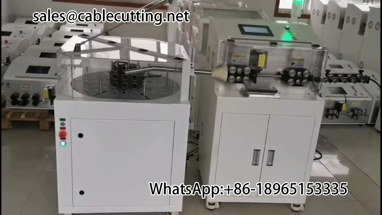 Stripping take up winding integrated machine #harness equipment #stripping machine #automation equip