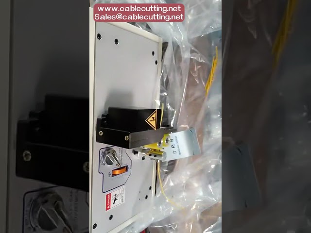 Mesin Pemotong Wayar & Tiub Komputer 200W – Pemotong Sleeving & Pengupas Kabel 2 Roda