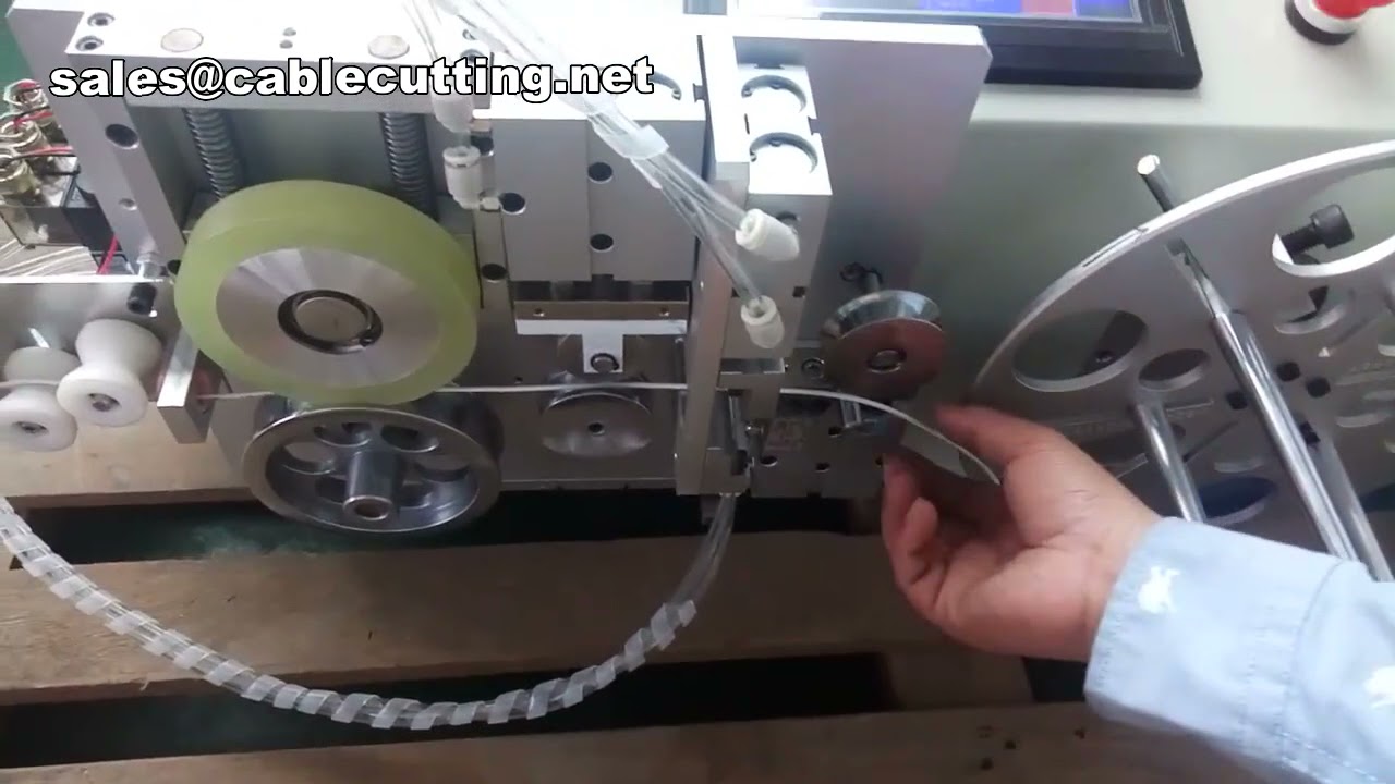 Mesin Penggulung dan Pengikat Kabel dengan Fungsi Meter Pengiraan