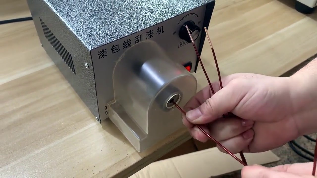 Enameled Copper Wire Paint Stripper Stripping Scraping Machine WPM-55-05