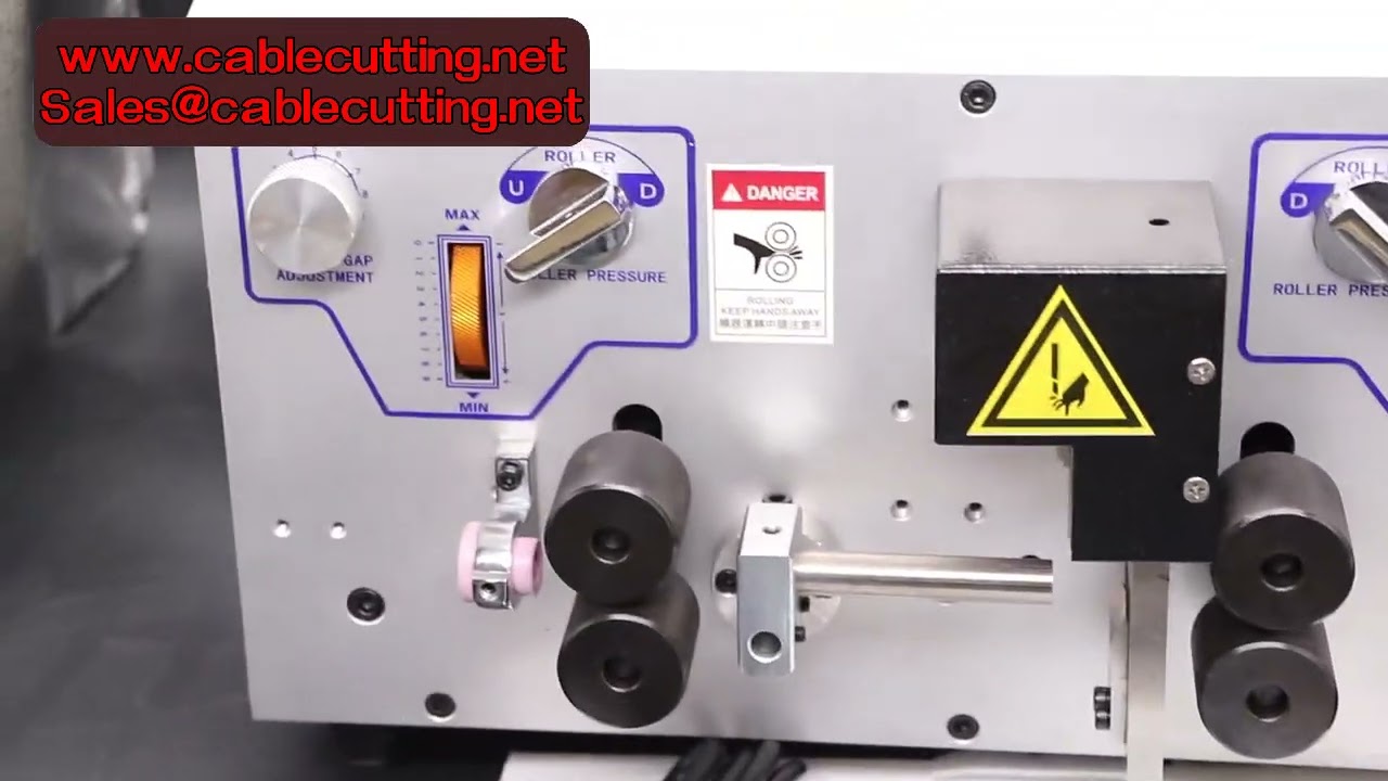 0 2 To 25mm2 Automatic Adjustable Wire Stripping Peeling Cutting Machine Cable Cutter Stripper 220V