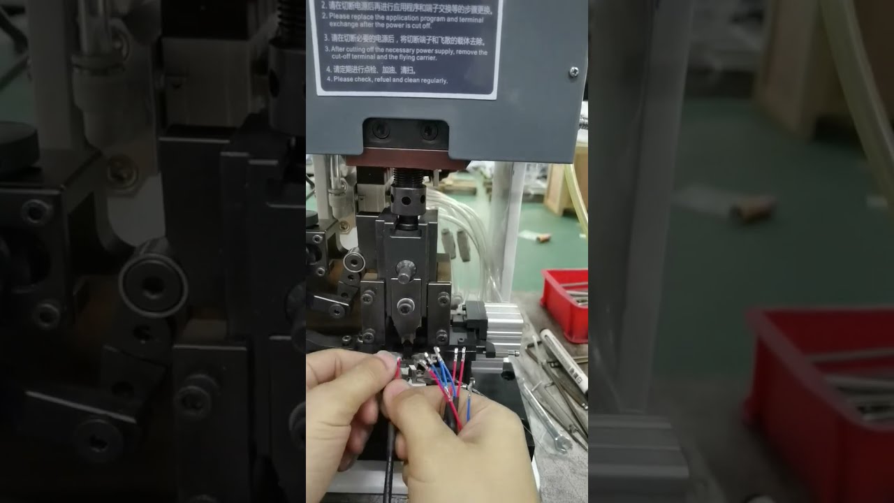 Servo Stripping and Crimping Machine Crimping Terminals, Precision Not to Be Missed #factory
