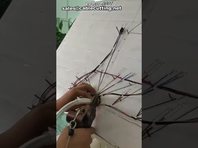 Mesin Ikat Kabel Nilon Automatik, Mesin Pengikat Kabel Automatik, Peralatan Pembuatan Ikat Kabel Nilon