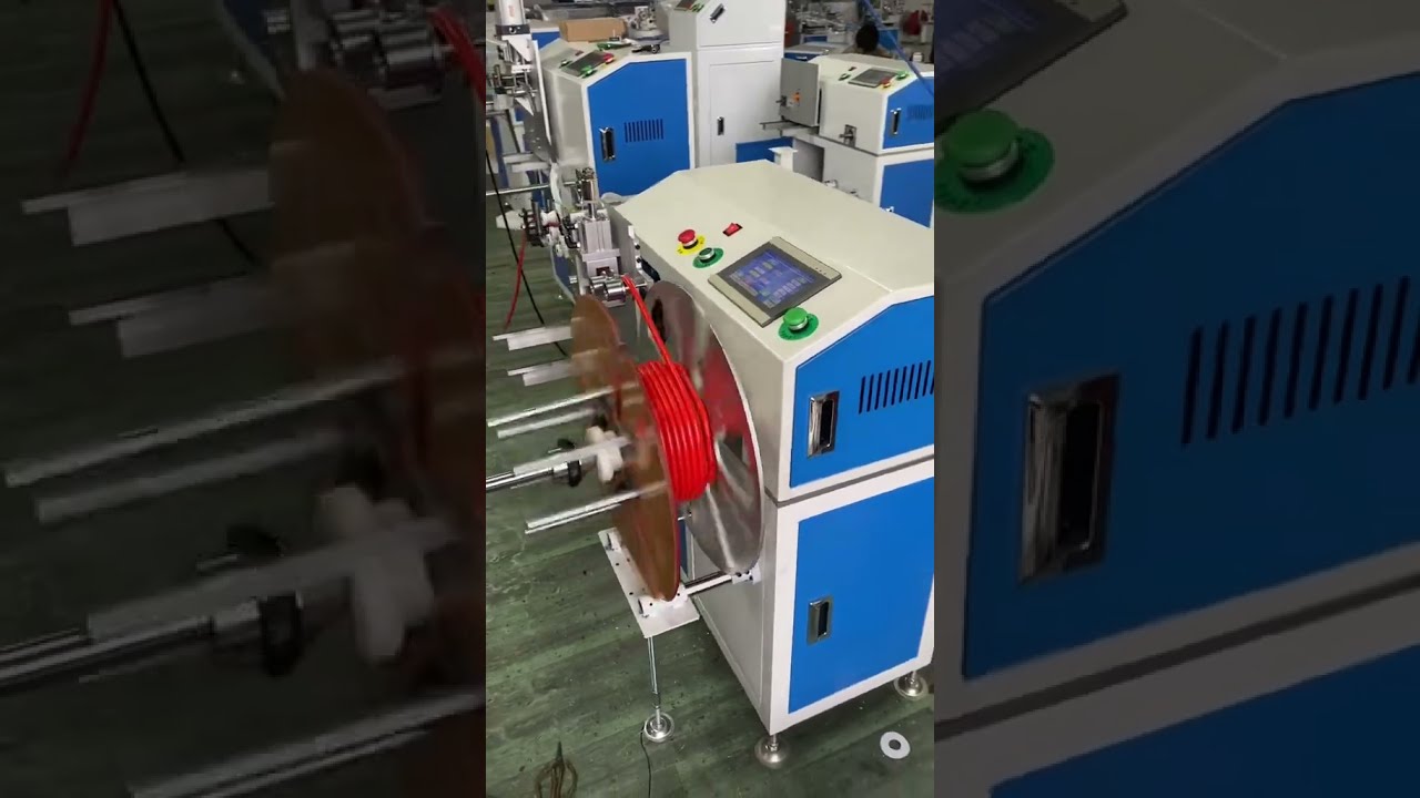 135  Efficient High Pressure Air Hose Coiling with Metering, Sorting & Cutting Save Time, Effort & L