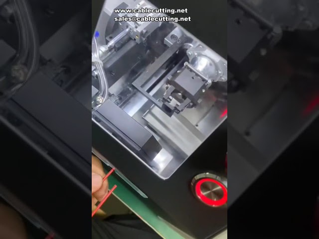 Mesin Crimp Automatik 4SQMM untuk Ferrule Tanpa Penebat - Terminal Tiub Bulat & Pengupas Kabel Empat Sisi
