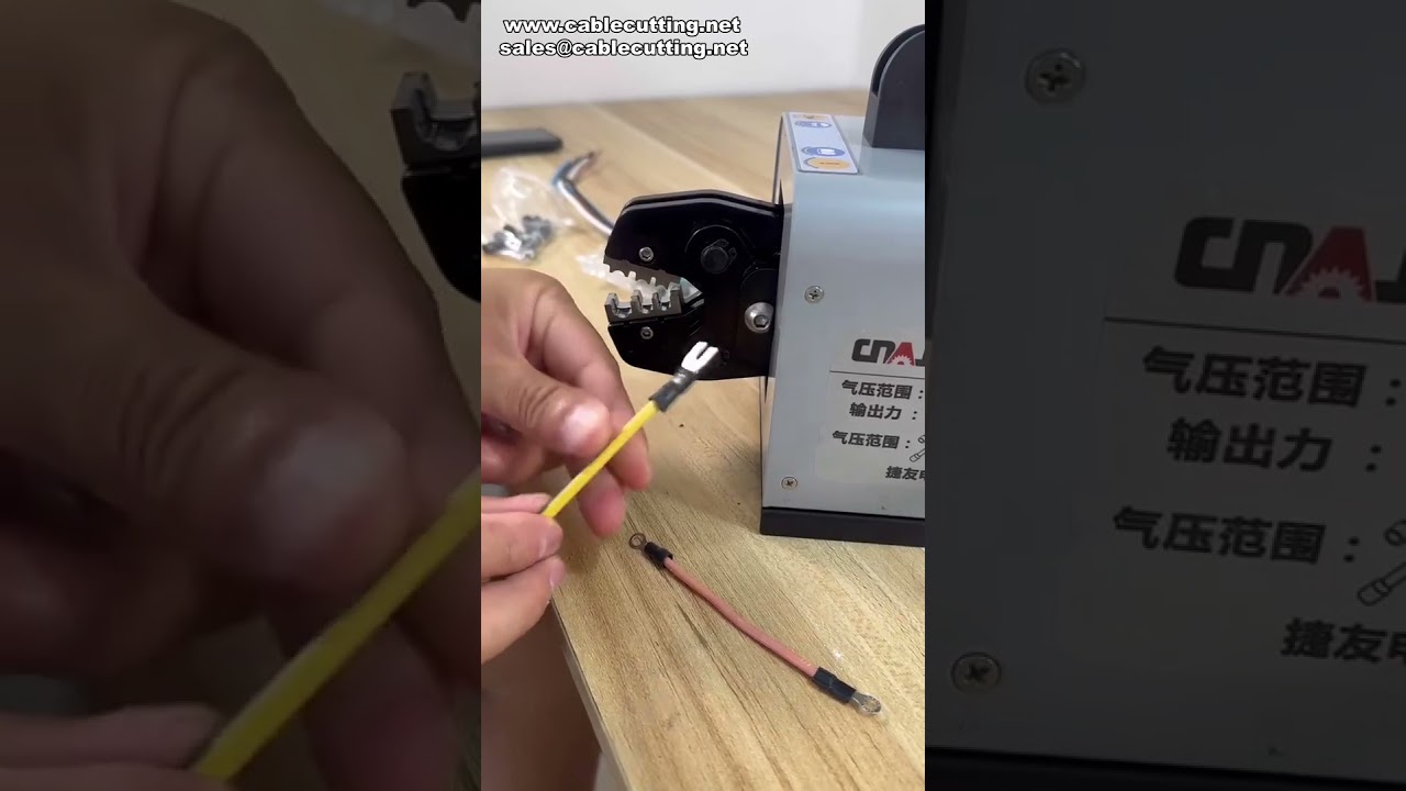 Krimer Wayar Pneumatik 25M – Penyelesaian Krimping Terminal Pra-penebat Berkualiti Tinggi