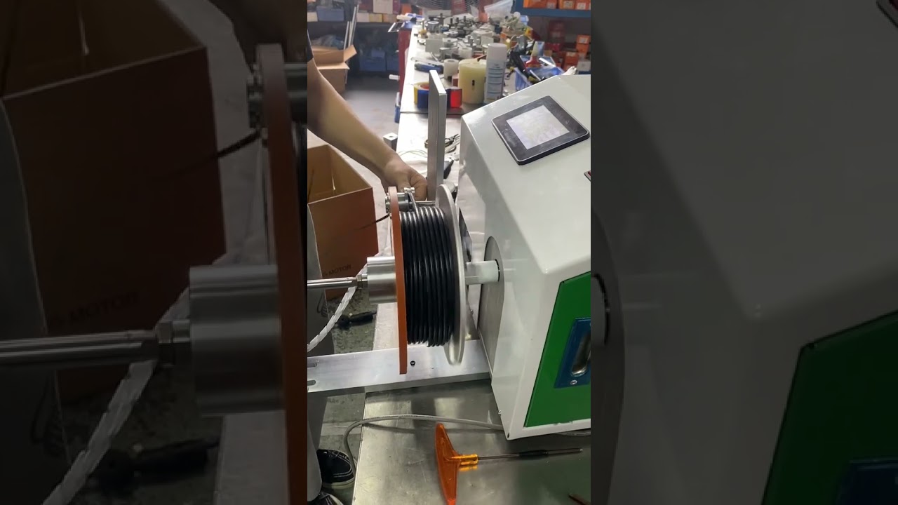 Automatic Sorting Wire Winder for Power Cords & More