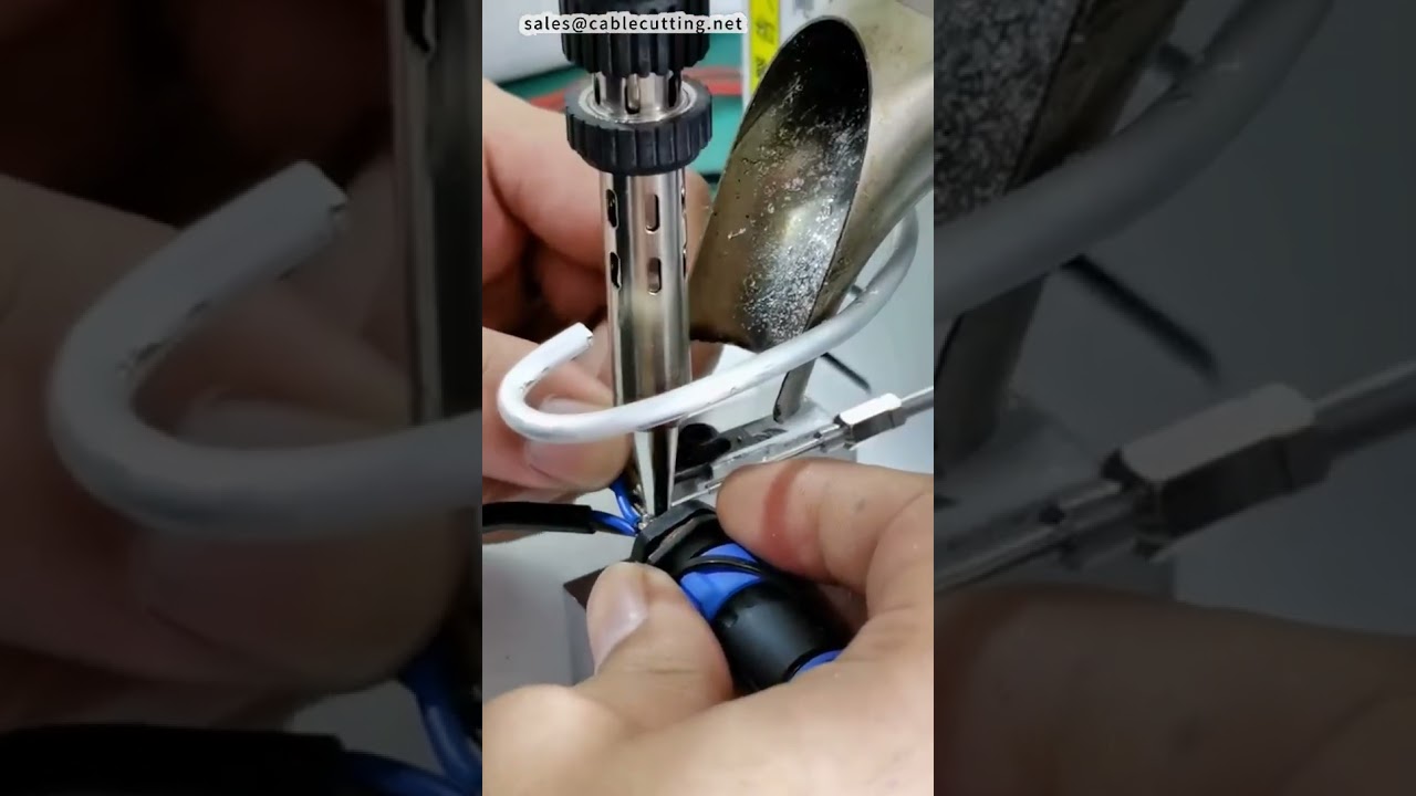 Mesin Pemateri Penyambung BMW 6 Pin Bulat – Sambungan Pateri Penuh Semasa Persediaan