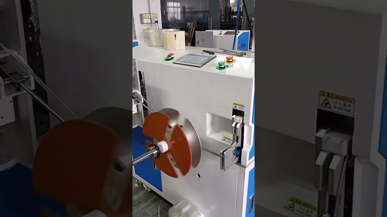 Automatic Wire Meter Counting, Sorting, Cutting, Tube Winding & Coiling All-in-One Machine