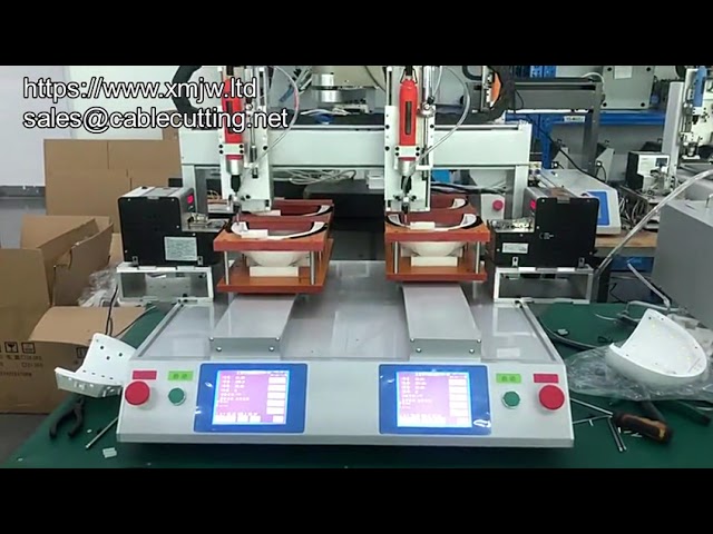 Mesin Pemutar Skru Automatik 3 Paksi Robotik untuk Pick and Place | Automasi Kilang