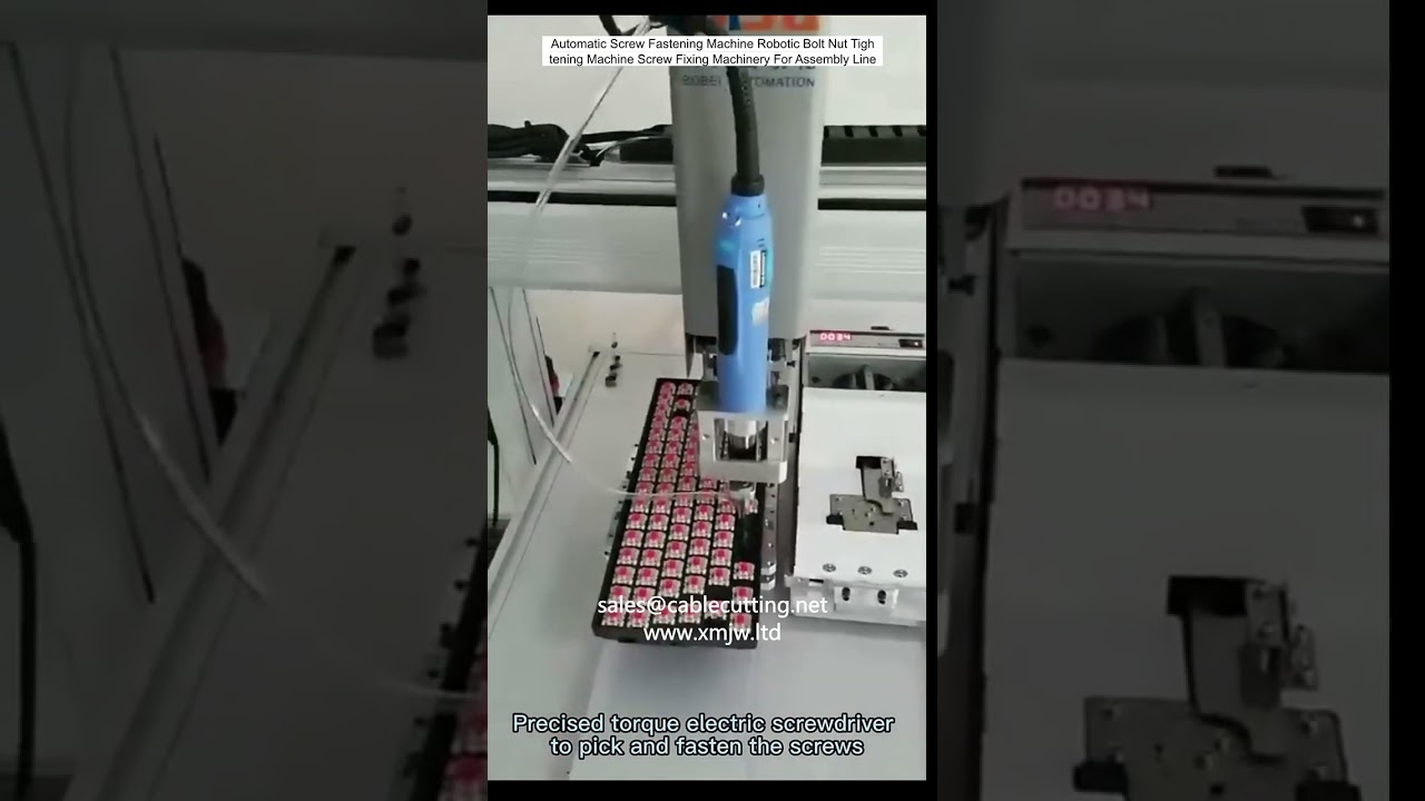 Automatic Screw Fastening Machine Robotic Bolt Nut Tightening Machine Screw Fixing Machinery