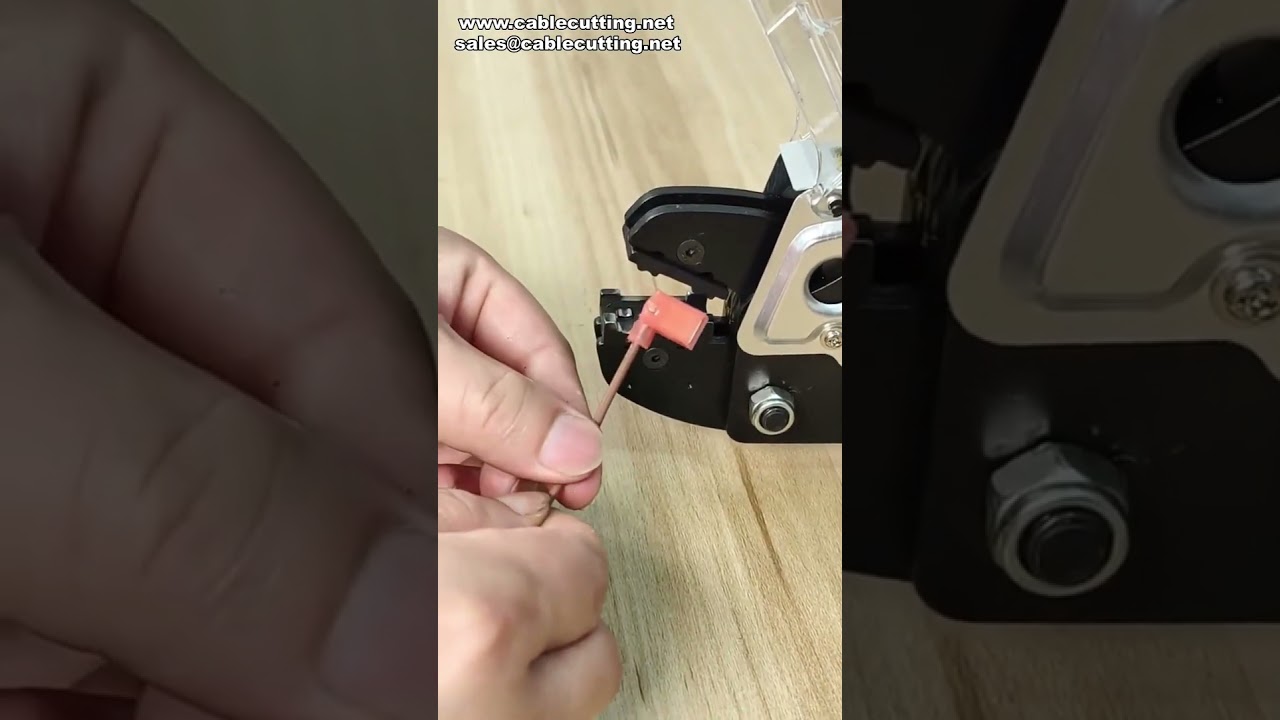 Crimper Wayar Pneumatik AM 10 untuk Terminal Flag - Ketepatan Tinggi