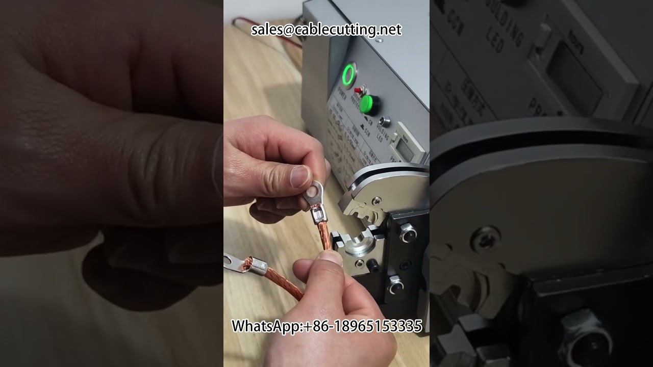 Terminal Crimping Machine #Terminal Measurement #machine #cablewirestrippingmachine #automobile #diy