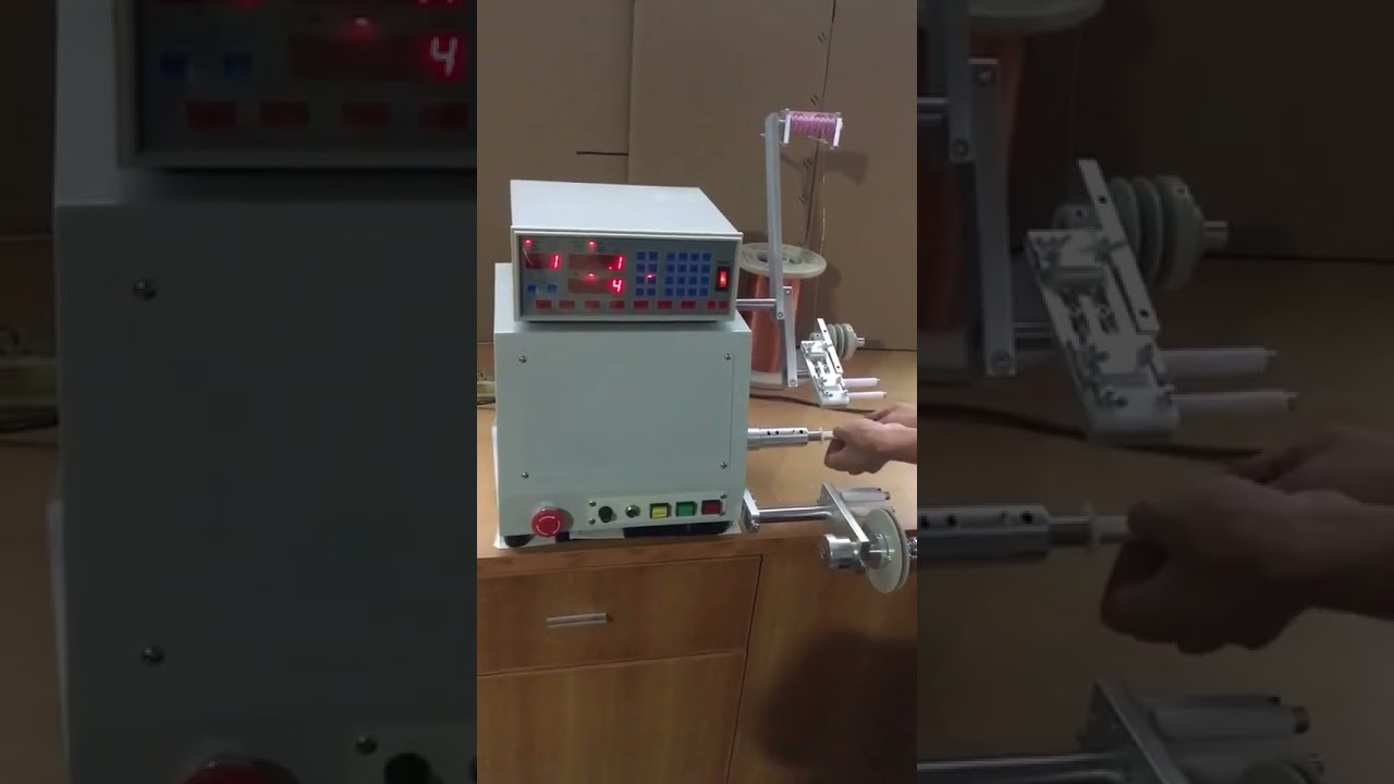 Computer Automatic Coil Winding Machine with Tensioner 0 03 1 2mm Wire Cable Winder LY 810 400W Copp